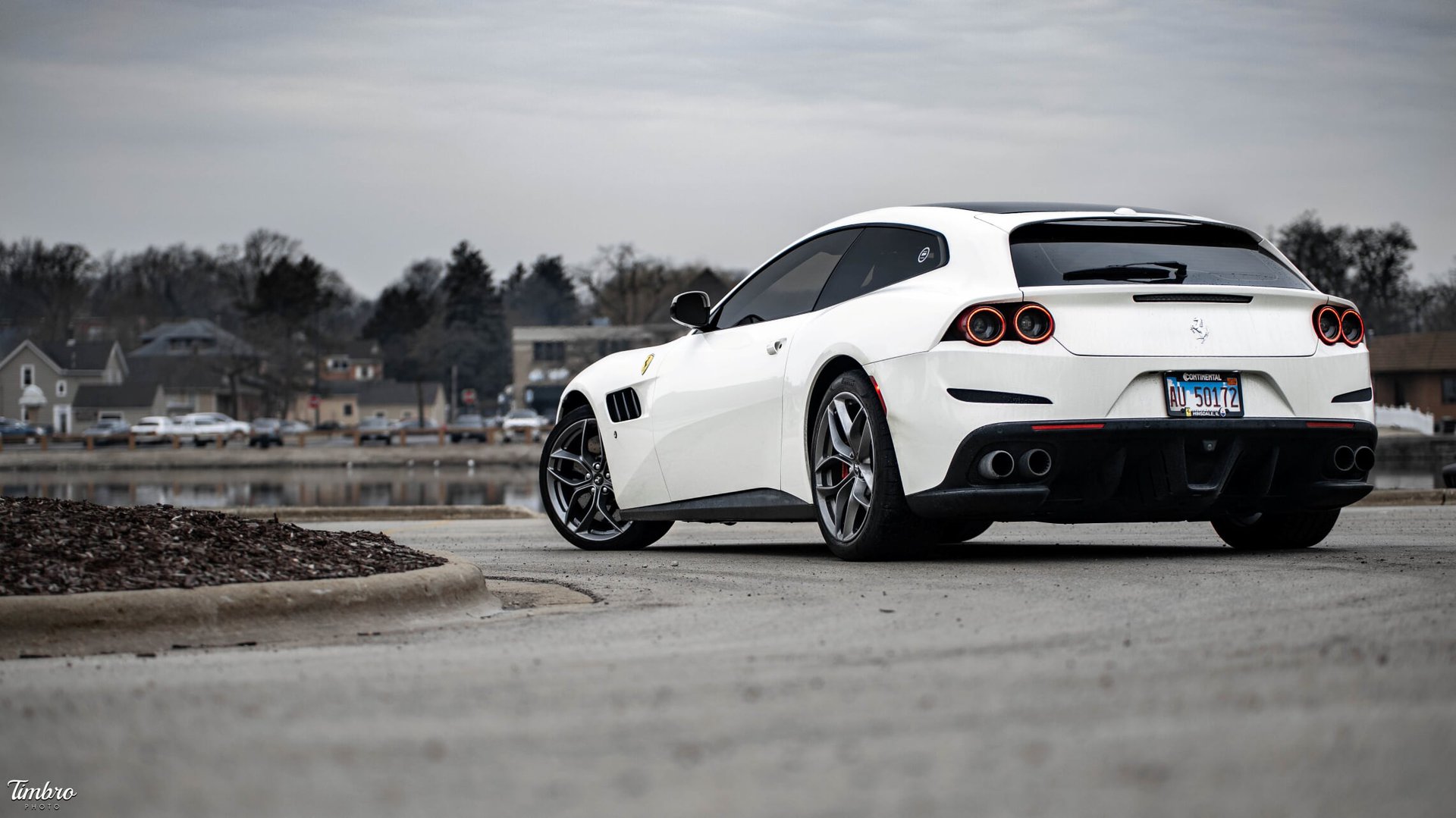 white car
