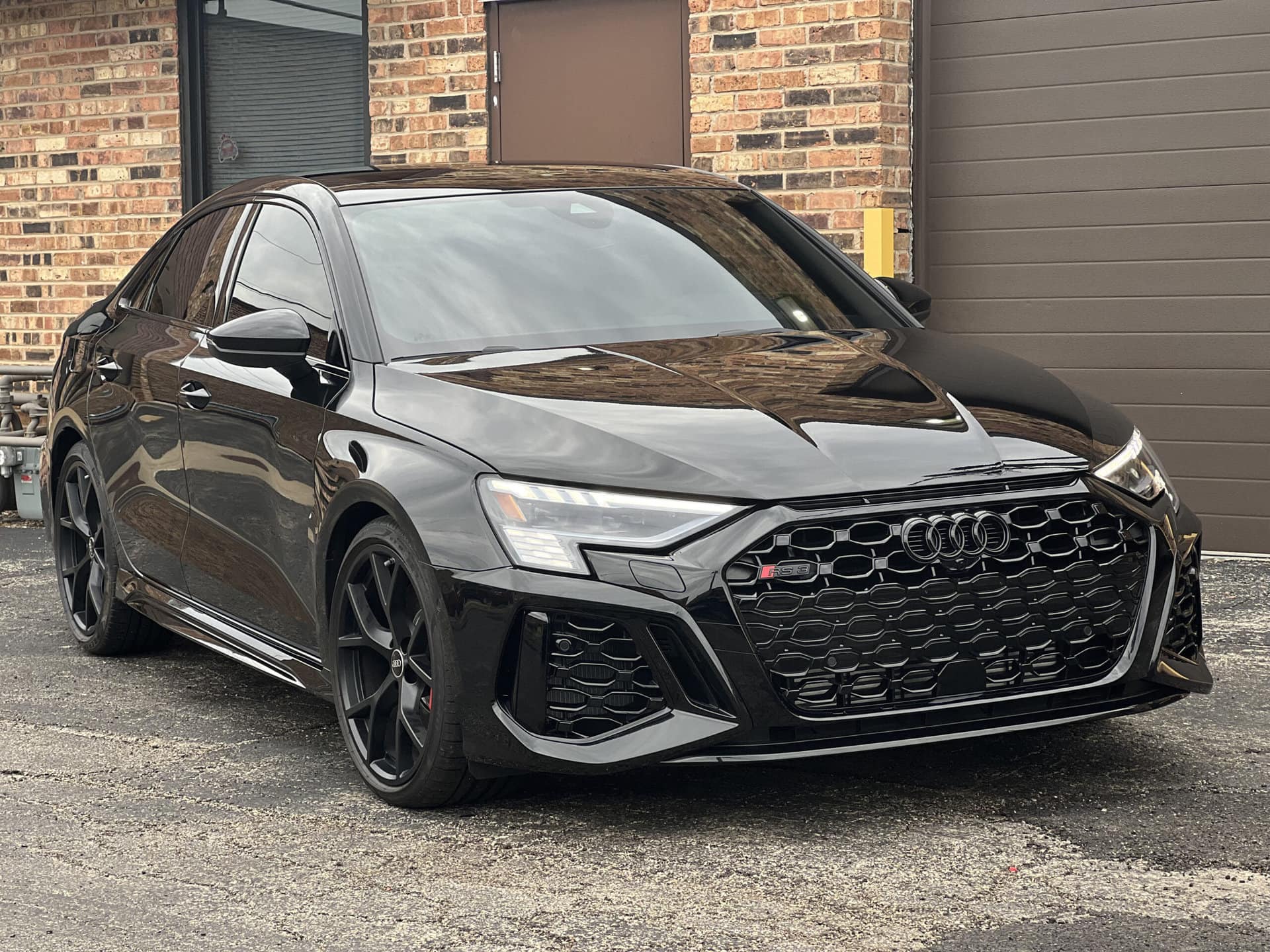 paint correction black car