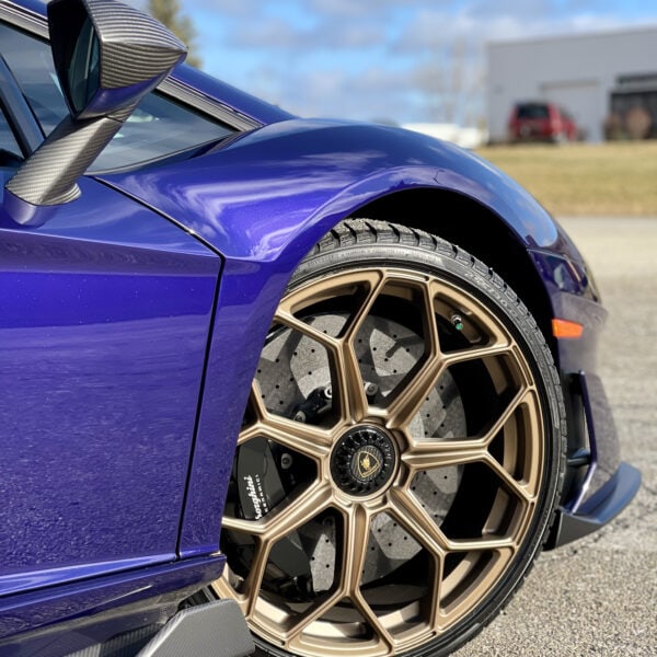 blue sports car