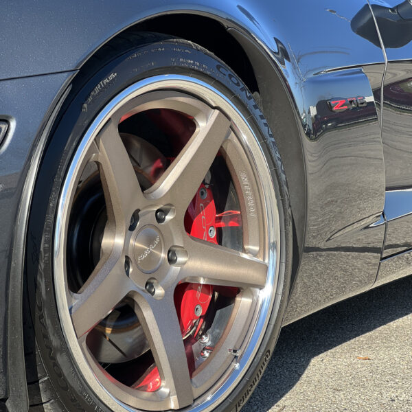 black car's tire