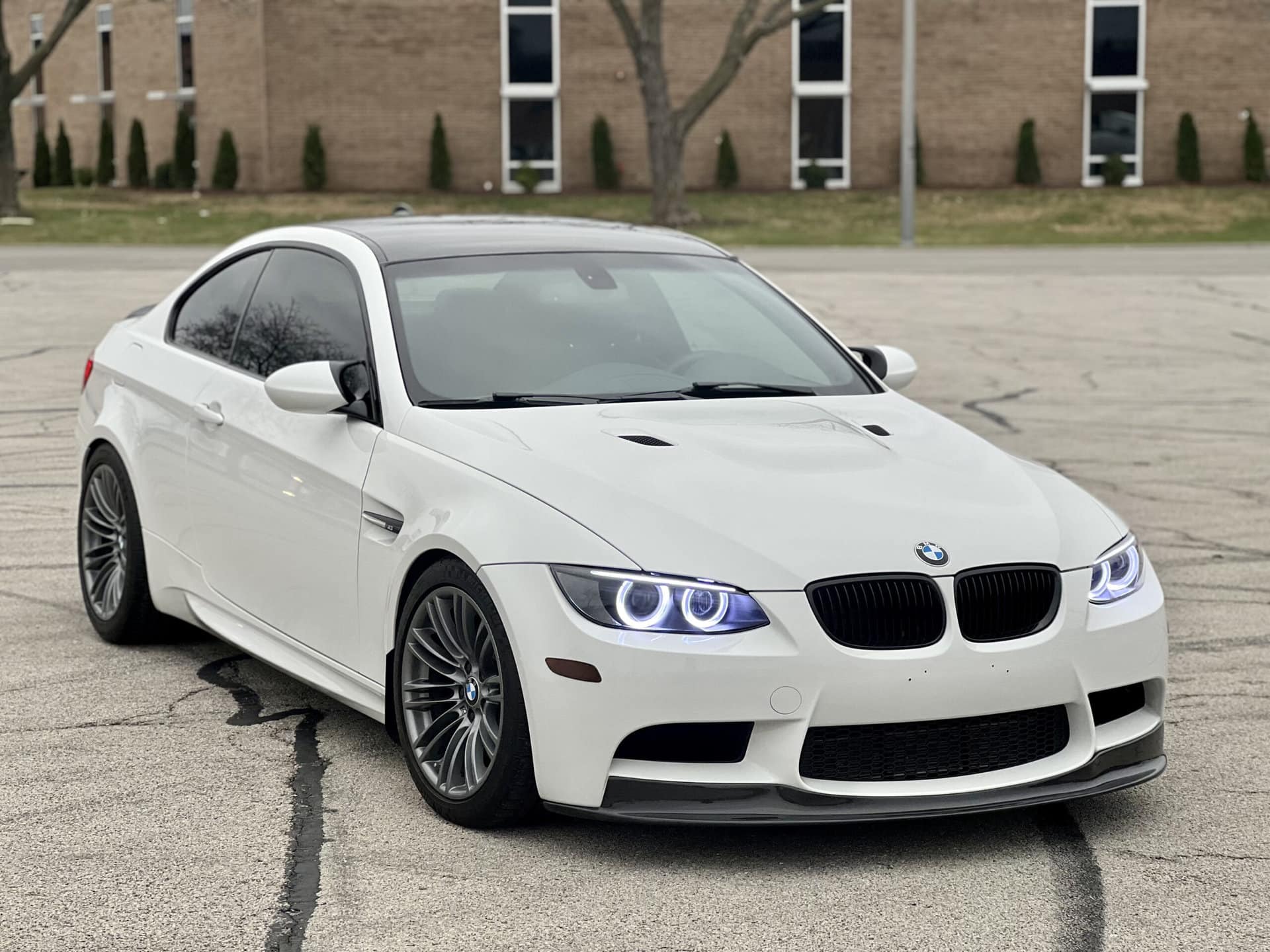 white car