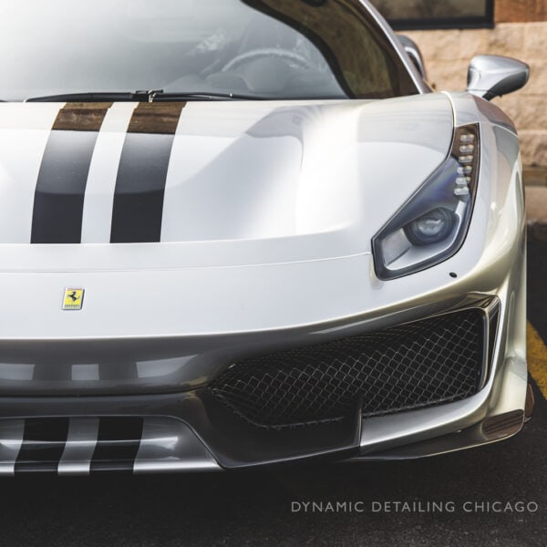 Window Coatings white sports car